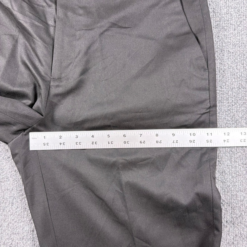Calvin Klein Dress Pants Mens 32x34 Black Straight Fit Flat Front NWT - Picture 11 of 13